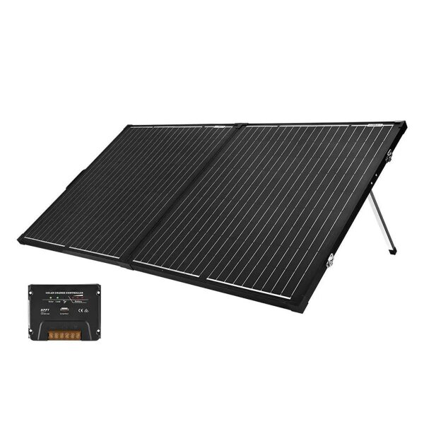 Faltbares Solar Panel AP160MN 160 W mit MC4  Stecker und Laderegler