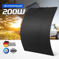 Flexibles Solar Panel 200 Watt mit Solar Stecker