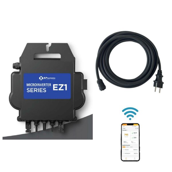Anschlussleitung mit Schuko Stecker - Kabel für APsystems EZ1-M, 16,90 €
